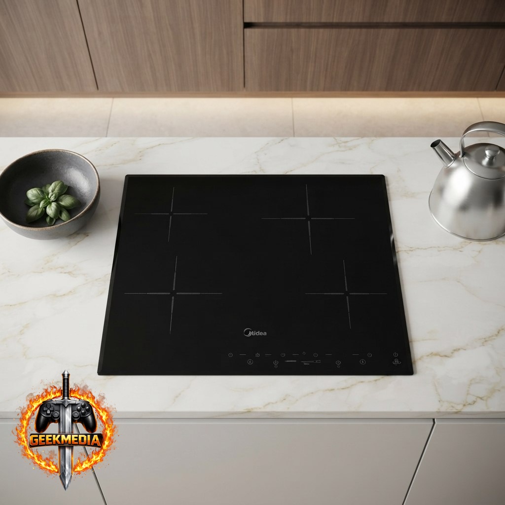 Cooktop 4 Bocas Elétrico Vitrocerâmico Midea