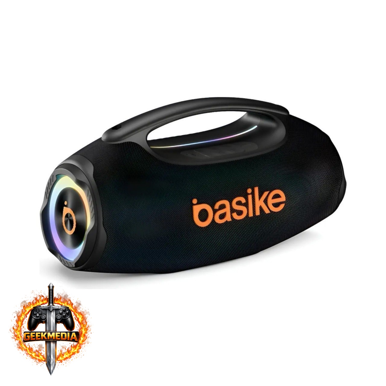 Caixa de Som Boombox 80W Portátil Bluetooth 5.3 Basike