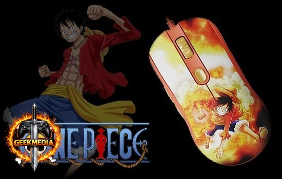 Mouse Gamer Akko Ag325 One Piece Luffy Laranja