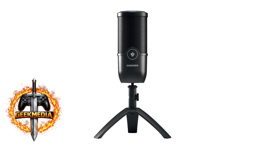 Microfone USB Cherry UM 3.0 para Podcast e Streaming