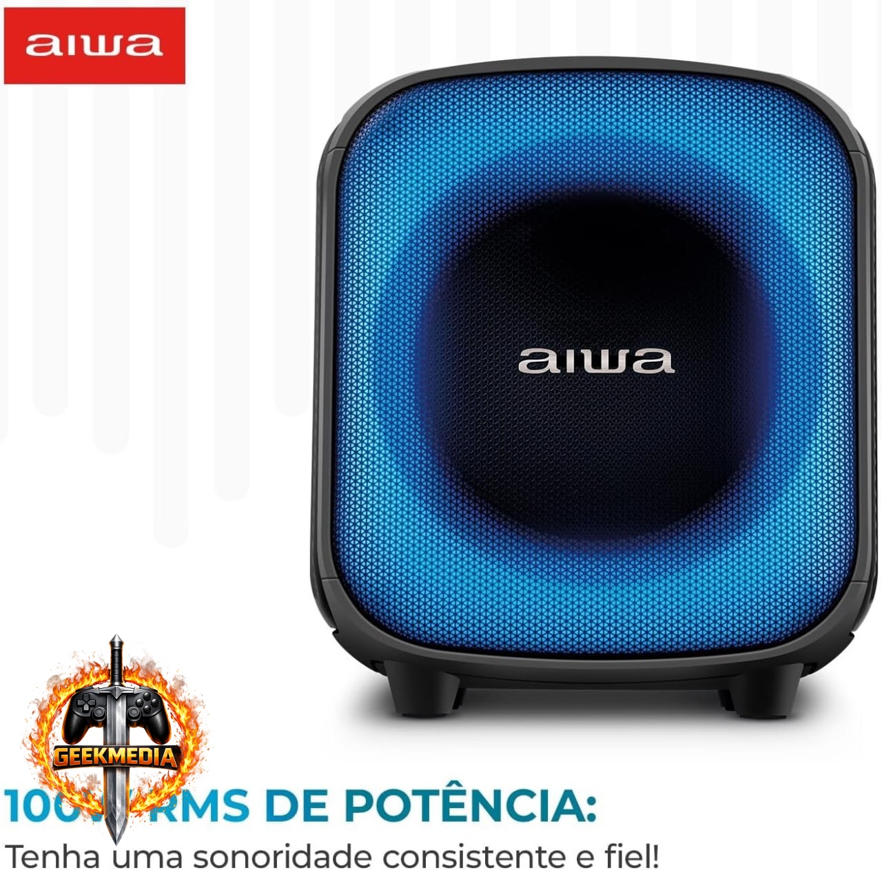 AIWA PartyBox PB-07 - Caixa de Som Bluetooth