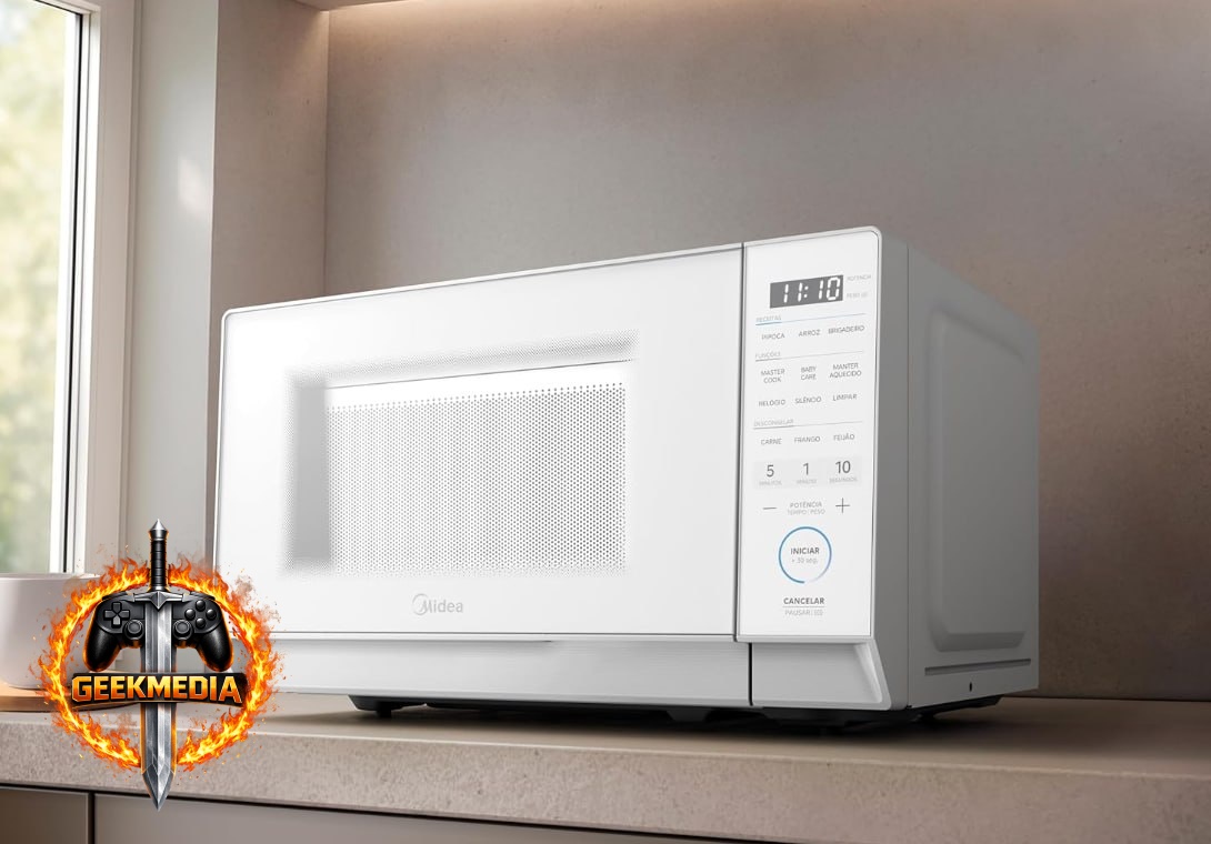 Micro-ondas 20L Branco MasterCook Midea 220V