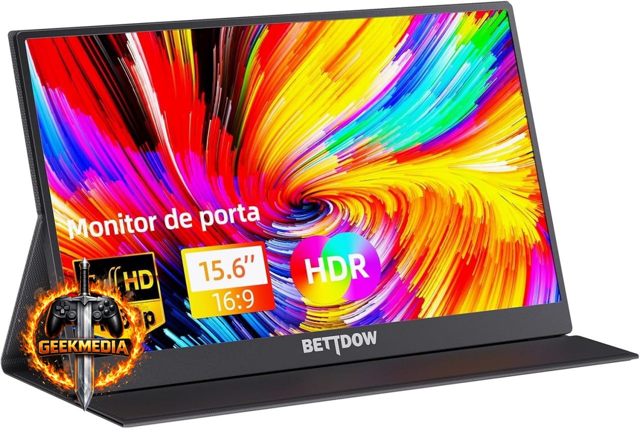 Monitor Portátil Bettdow 15,6'' FHD 1080P