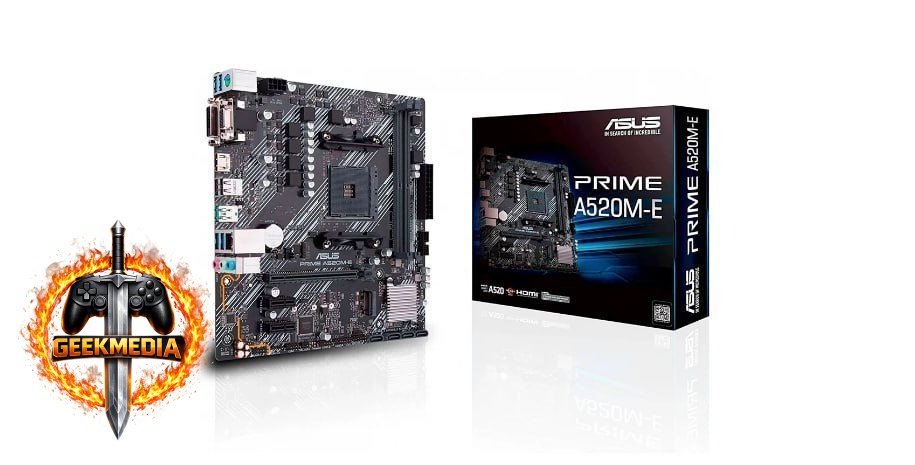 Placa-Mãe Asus Prime A520M-e