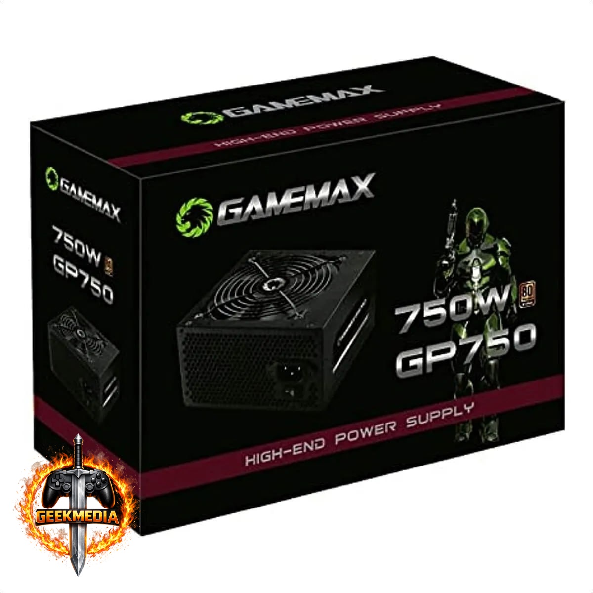 Fonte Gamemax GP750 750W 80 Plus Bronze