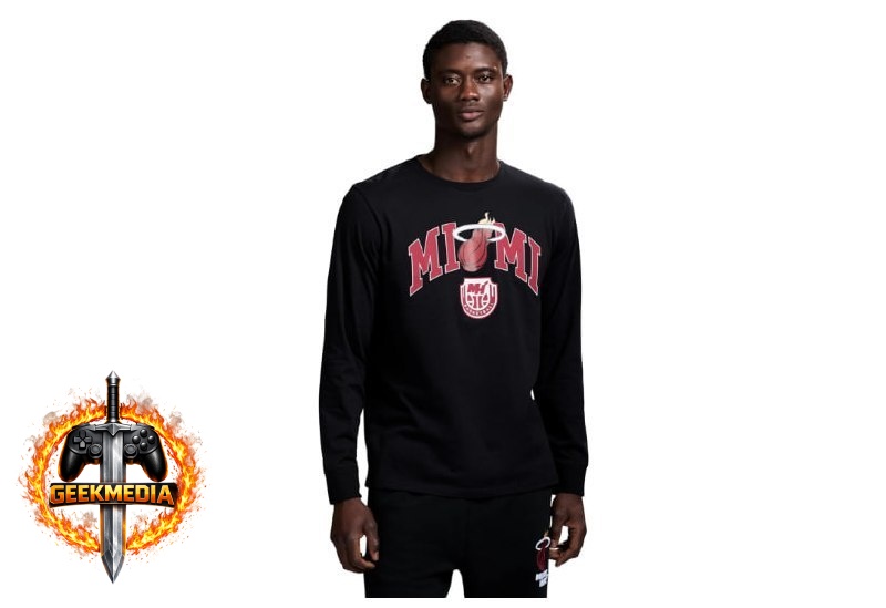 Camisa Manga Longa NBA Miami Heat
