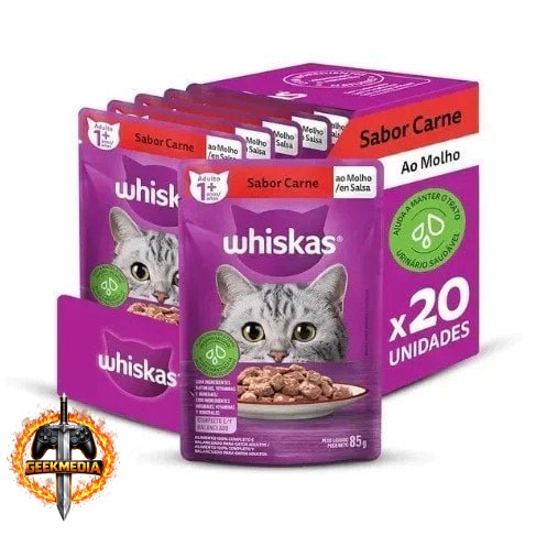 Whiskas Sachê 85g Leve 20 Unidades