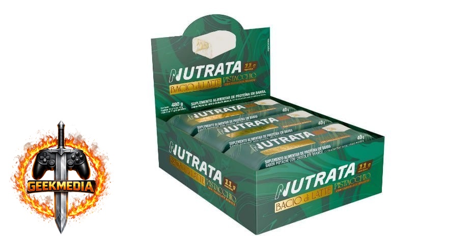 Whey Grego Bar Bacio Di Latte Display 12Und Nutrata
