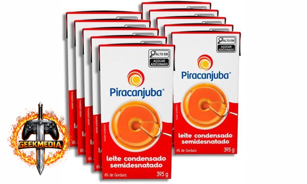 Kit c/ 10 Leite Condensado 395g Piracanjuba