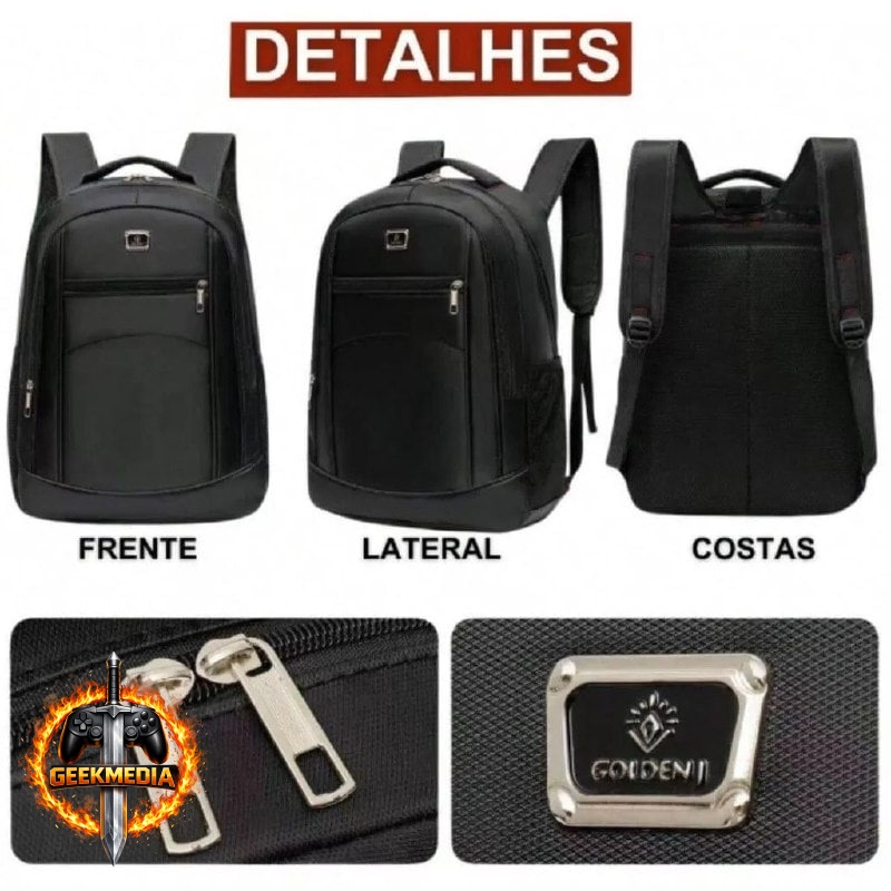Mochila Viagem Executiva Reforçada