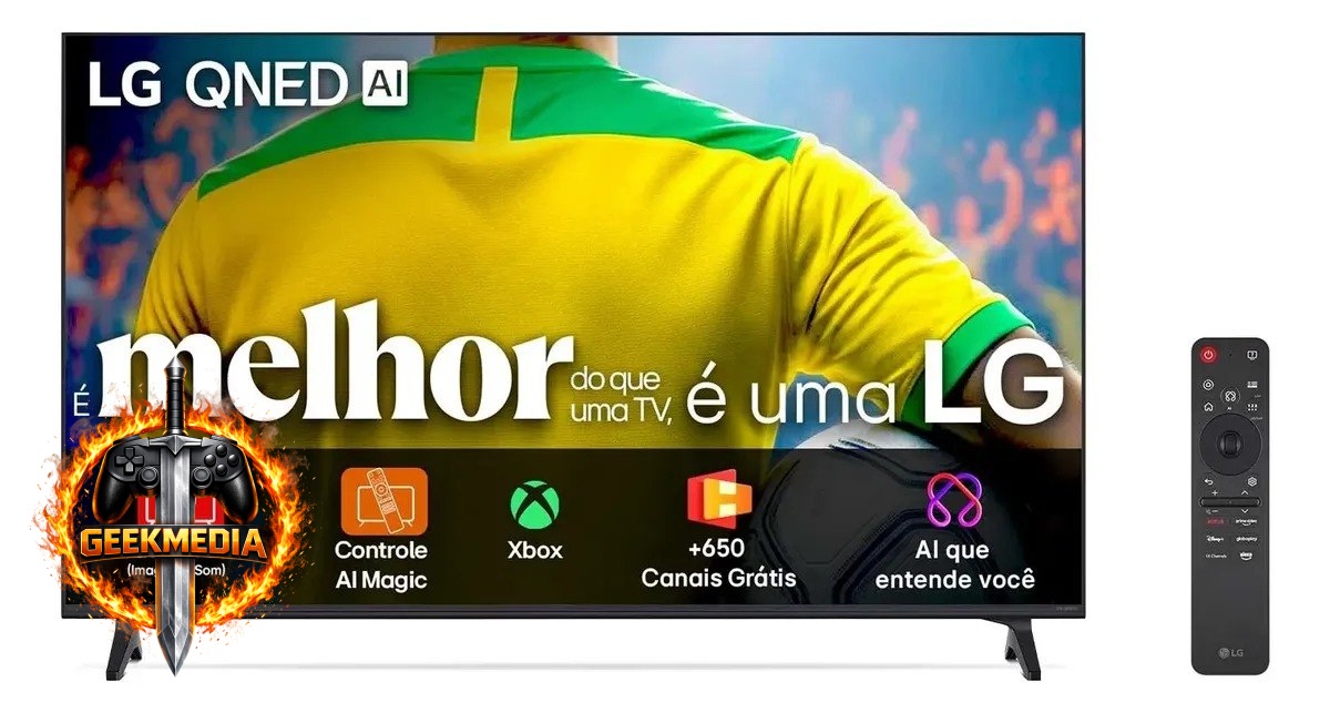 Smart TV 4K LG QNED73 86 polegadas