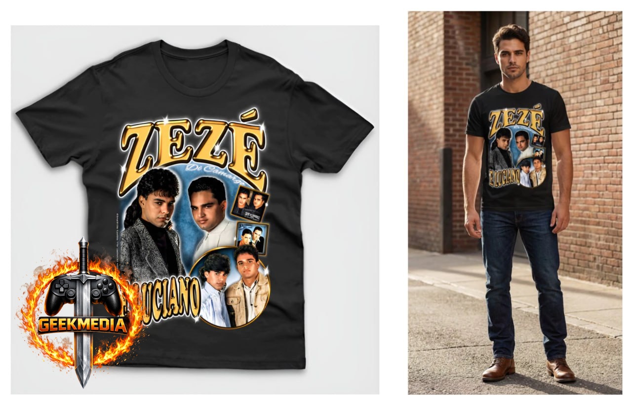 Camiseta Algodão Zezé Di Camargo E Luciano