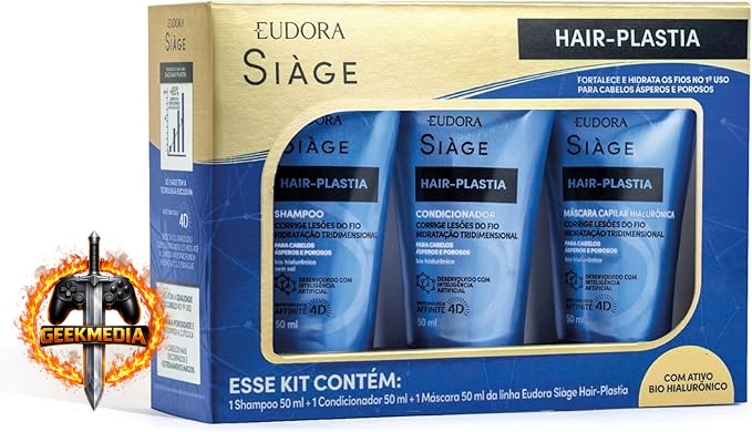 Siage Hair Plastia Mini - Kit Tratamento Capilar