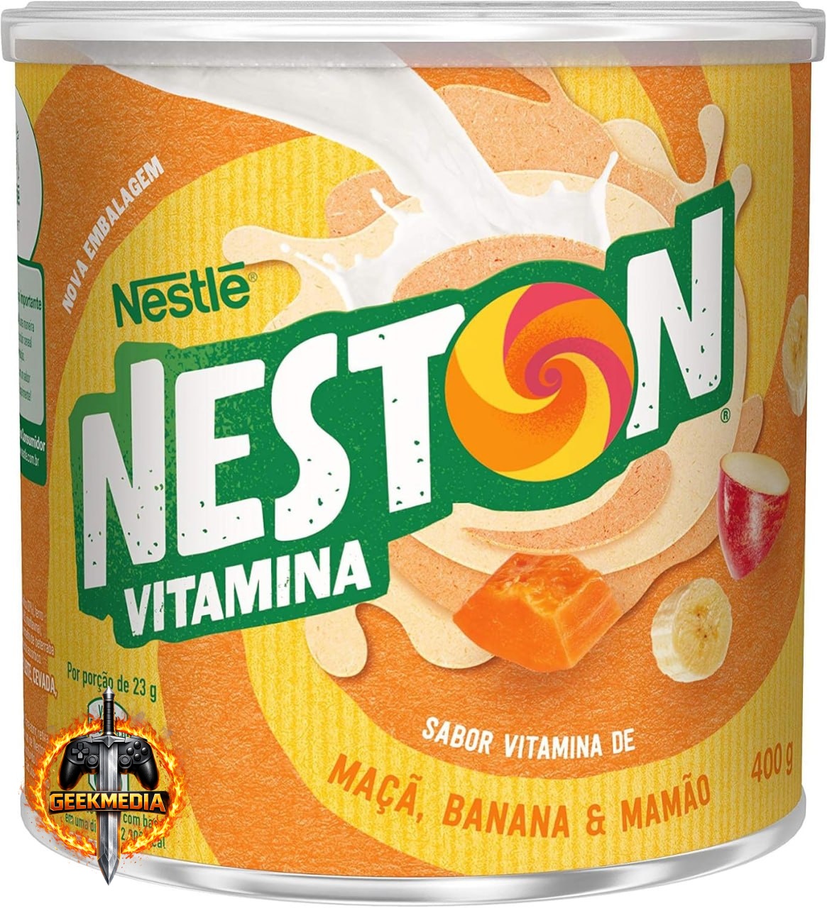 Neston Cereal Infantil Vitamina Maçã Banana Mamão 400G