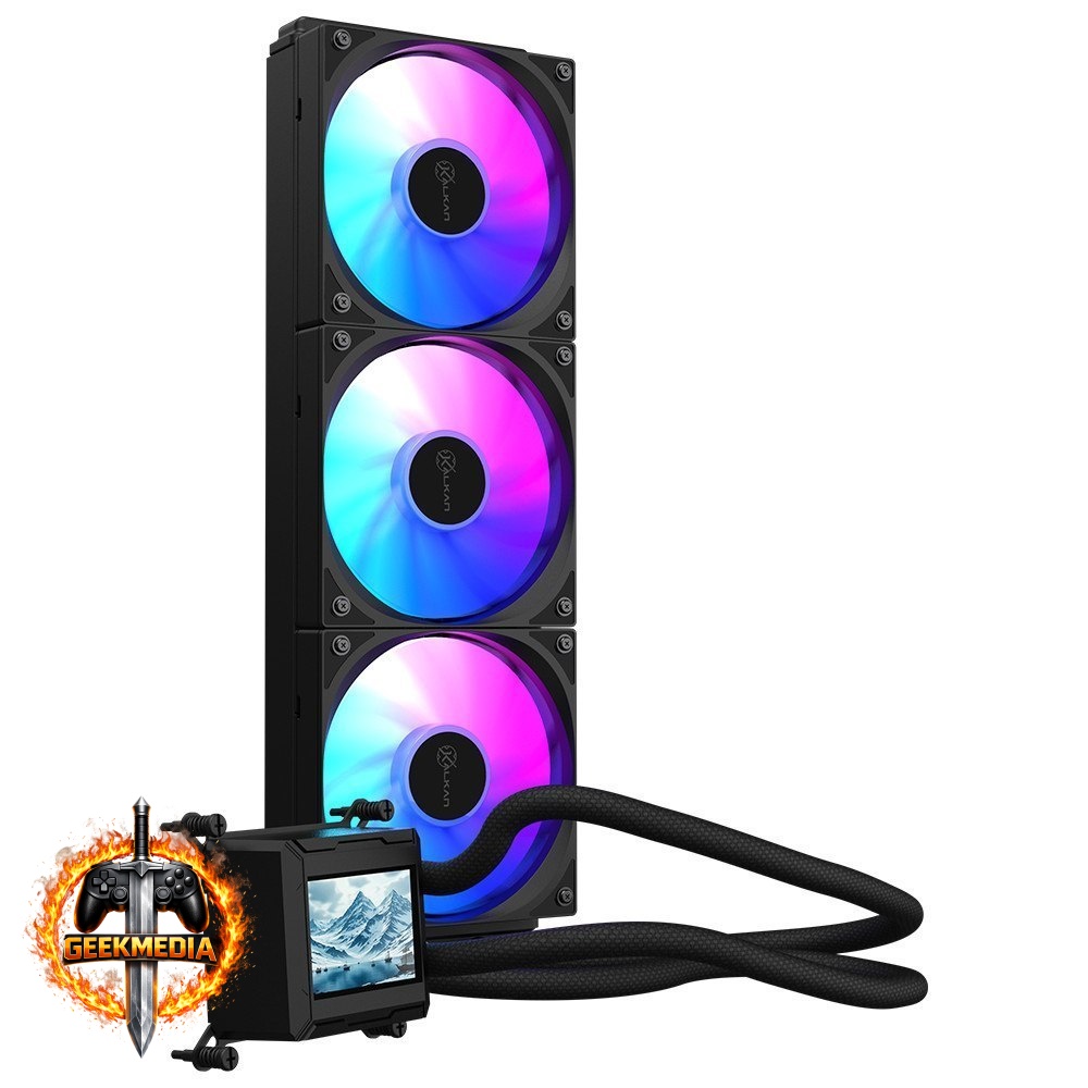Watercooler Kalkan Aura LCD 360mm ARGB Preto