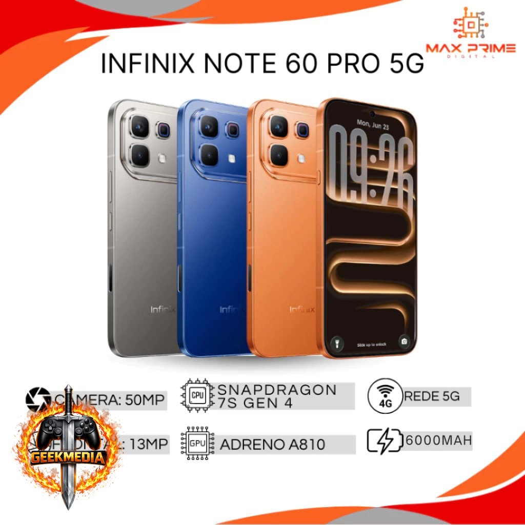 Infinix Note 60 Pro 5G - 256GB 12GB RAM