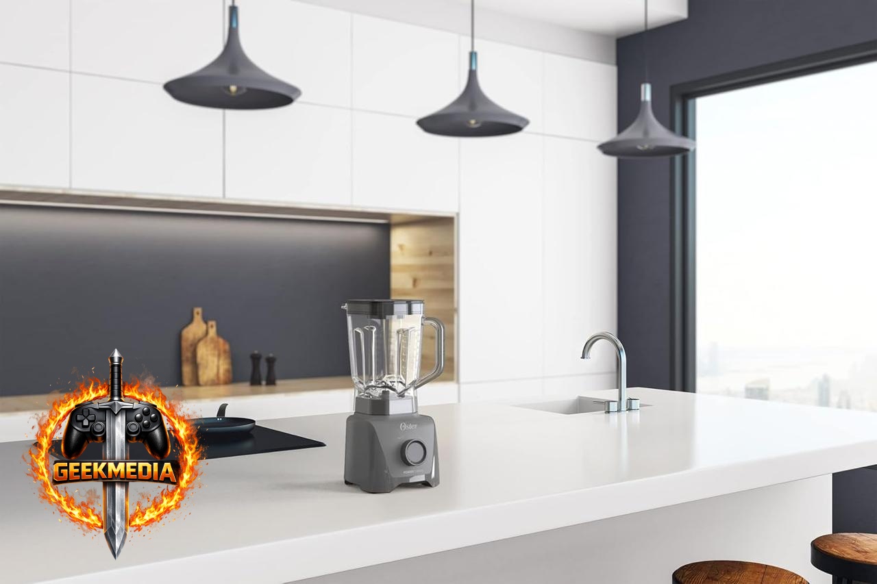Liquidificador Oster 1100W Full 3,2L Cinza