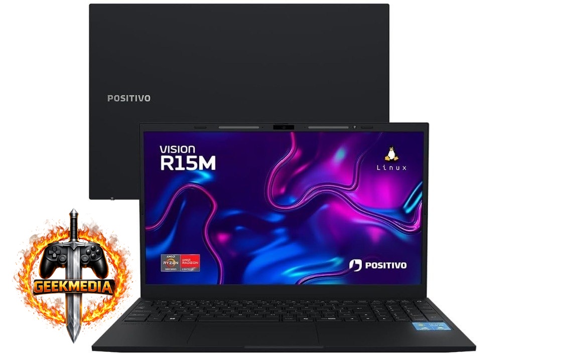 Notebook Positivo Vision R15M Ryzen 7-5825U