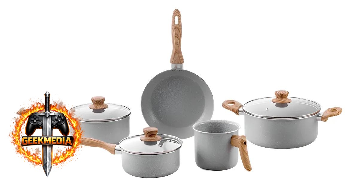 Conjunto de Panelas Brinox Ceramic Life Easy - 5 Peças