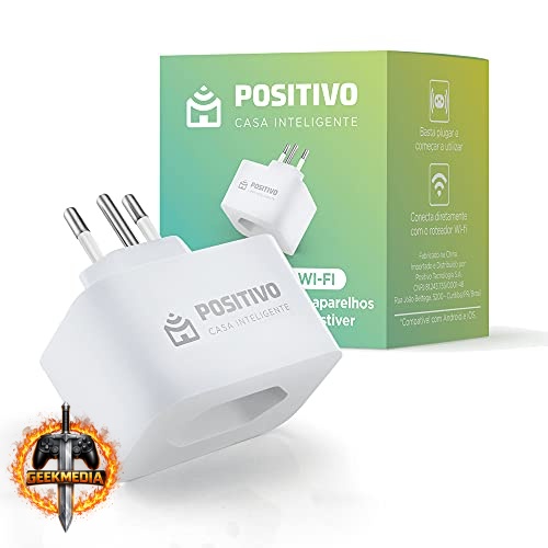 Smart Plug Wi-Fi 10A/1000W Positivo Casa Inteligente