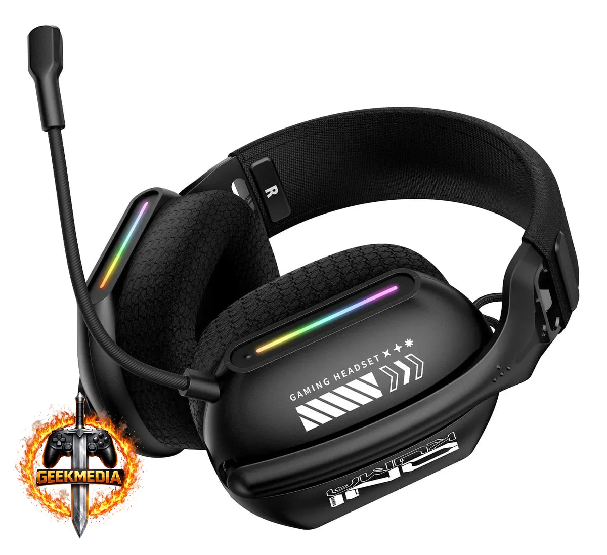 Headset Gamer Sem Fio Onikuma GT808 RGB