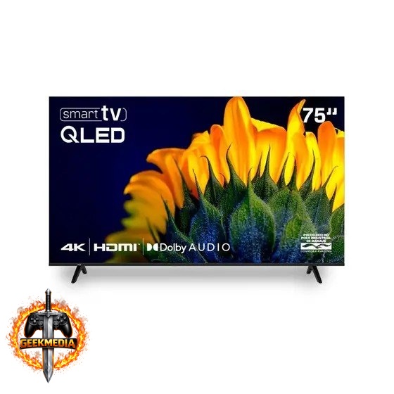 Smart TV HQ QLED 75 Polegadas HQ-QLED75SM 4K