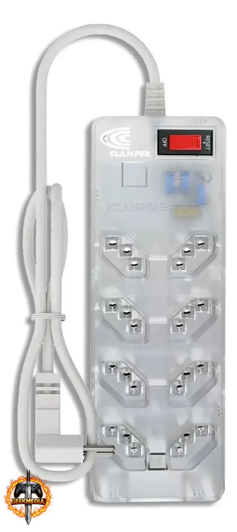 Filtro de Linha Clamper Energia 8 Tomadas Bivolt
