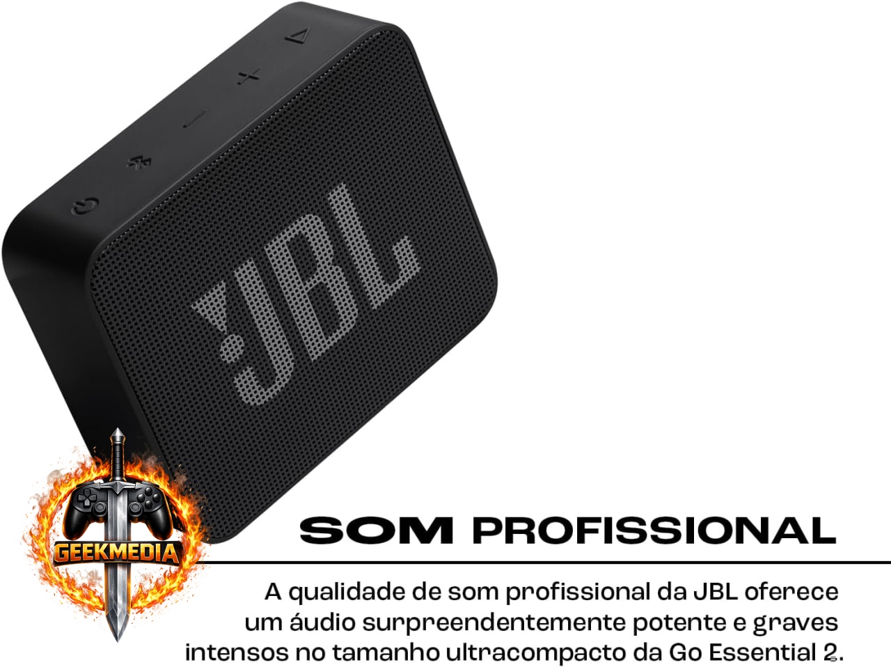 Caixa de Som JBL Go Essential 2 Bluetooth Portátil