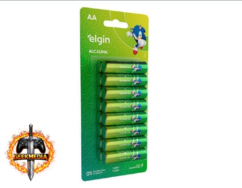 Pilha Alcalina AA Elgin