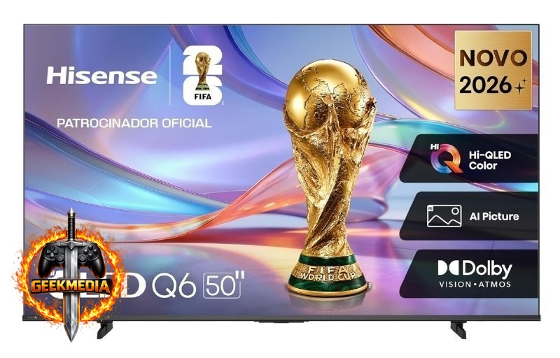 Smart TV Hisense 50" QLED 4K 50Q6QVV