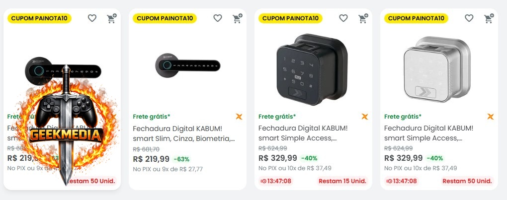 Fechadura Digital com 25% de Desconto