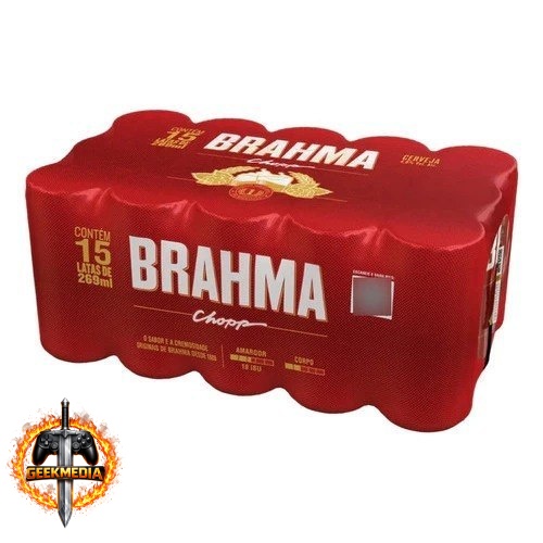 Cerveja Brahma Chopp Lager 269ML - 15 unidades
