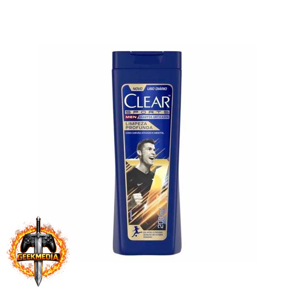 Shampoo Anticaspa Clear Men Limpeza Profunda 200ml