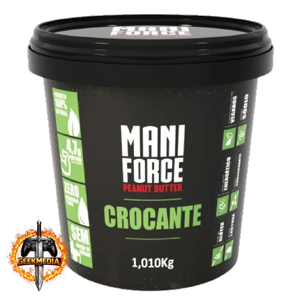 Pasta De Amendoim Integral Maniforce 1kg Vários Sabores