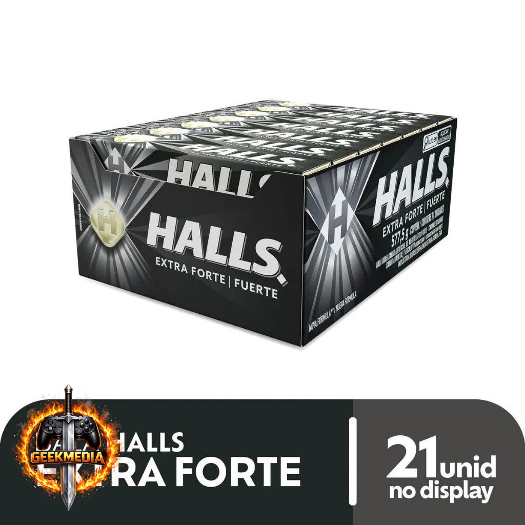 Halls Drops Extra Forte 21 unidades