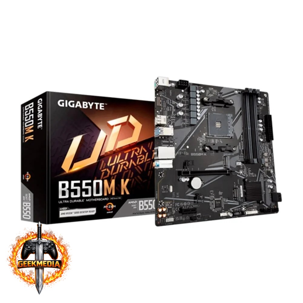 Placa Mãe Gigabyte B550M K, AMD AM4