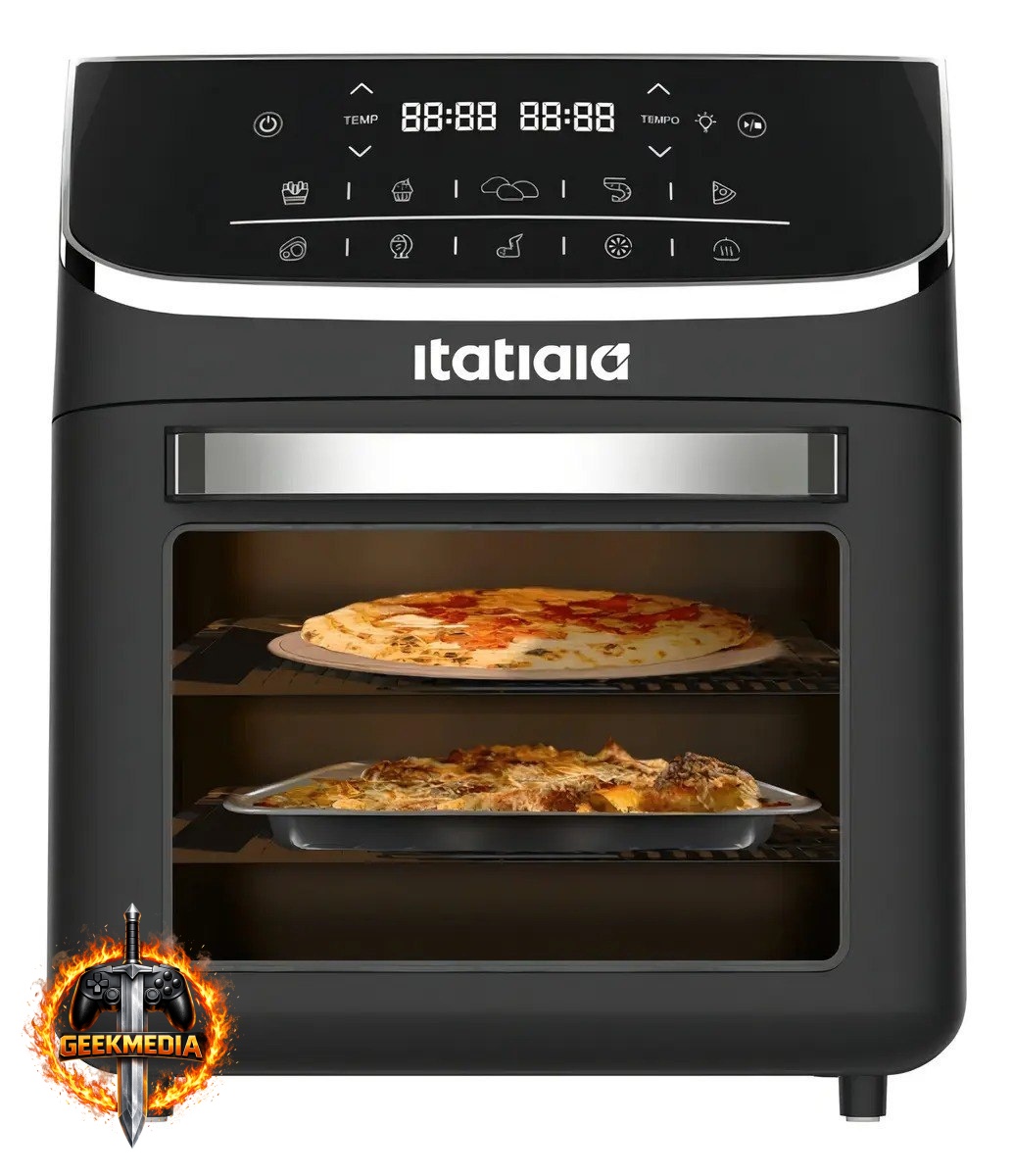 Fritadeira Elétrica Air Fryer Sem Óleo 12L Itatiaia 110V