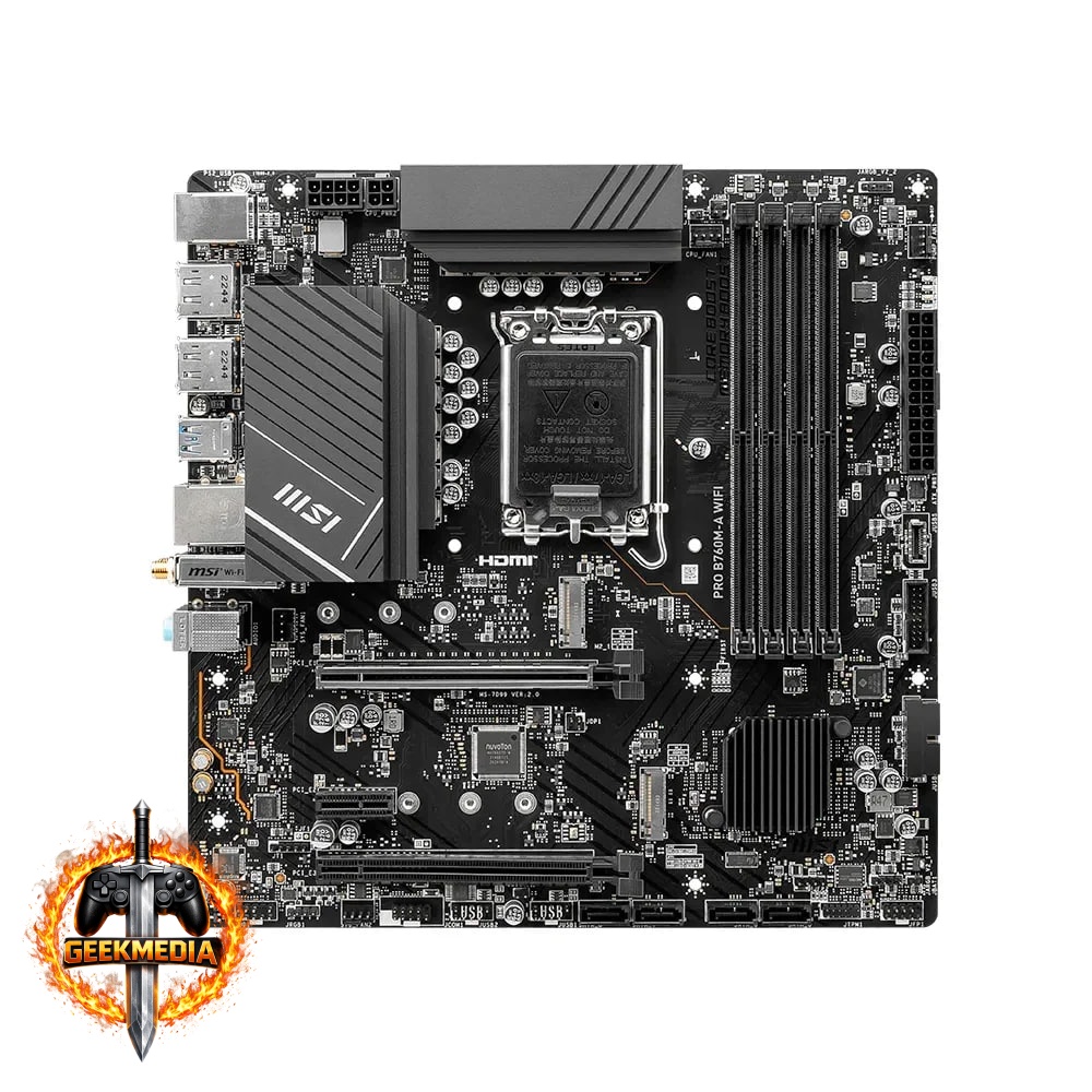 Placa-Mãe MSI PRO B760M-A WIFI