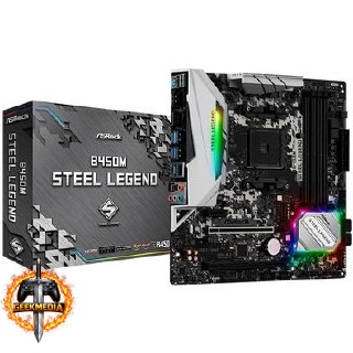 Placa-Mãe ASRock B450M Steel Legend