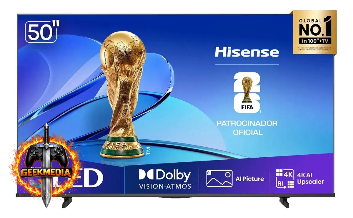 Smart TV Hisense HI-QLED 50” 4K