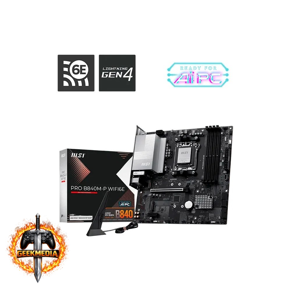 Placa-Mãe MSI PRO B840M-P WIFI6E