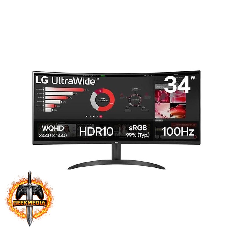 Monitor Curvo LG UltraWide 34” WQHD 100Hz HDR10