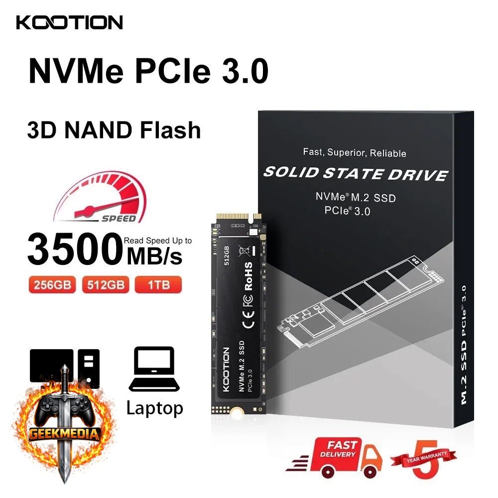 SSD NVME Kootion X15 Lite 512GB Gen3
