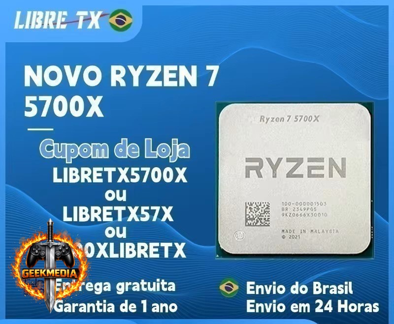 Processador AMD Ryzen 7 9700x