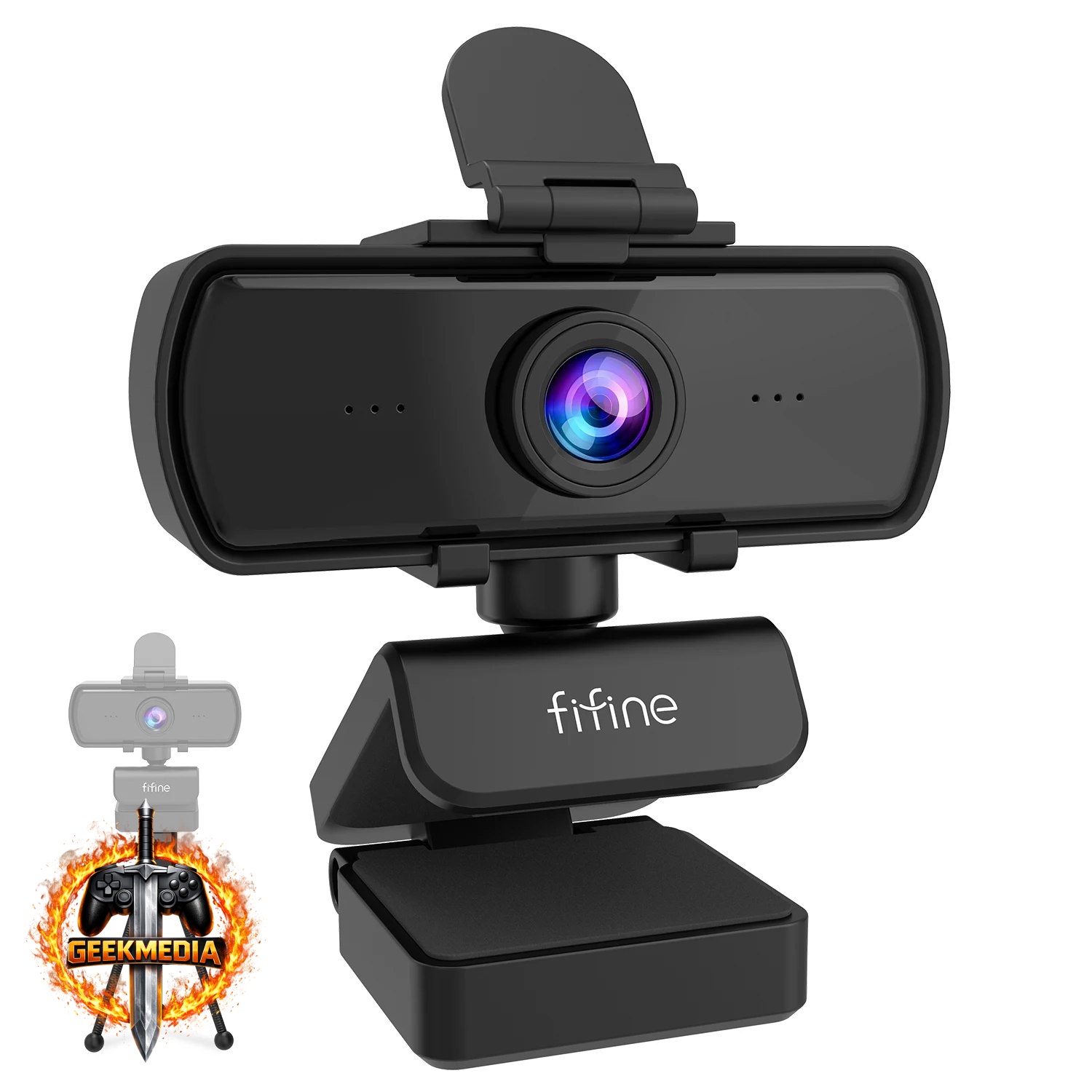 Webcam FIFINE K420 2K com Microfone