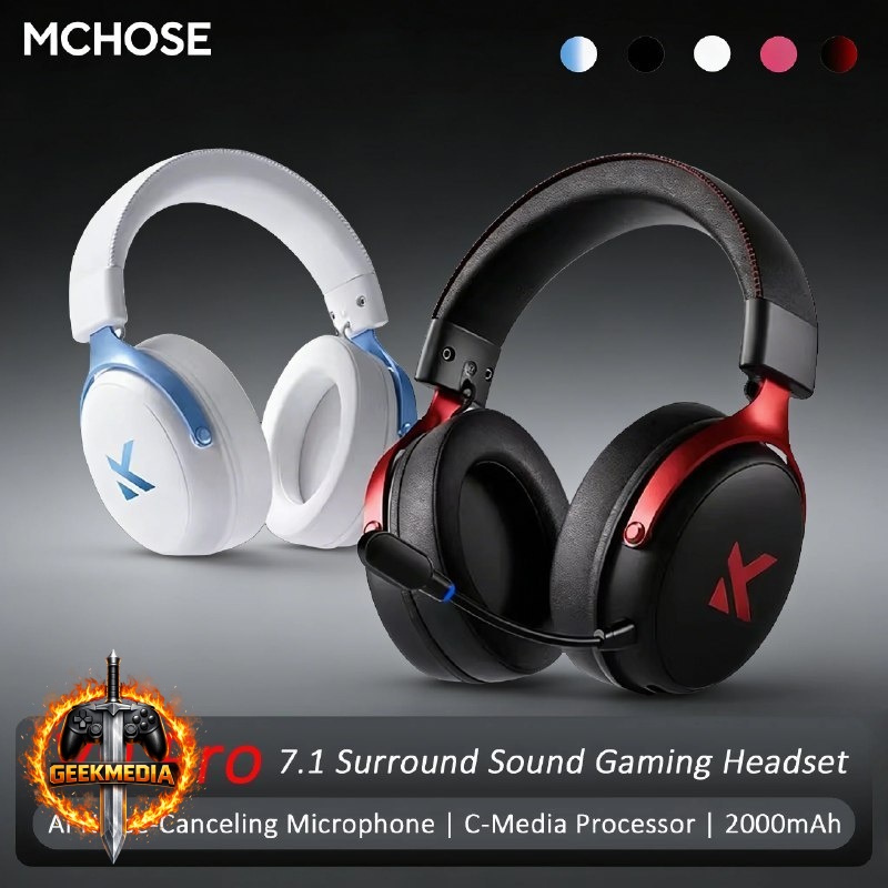 Mchose V9 PRO Headset Sem Fio