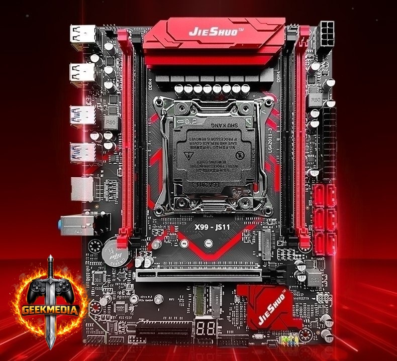 Placa Mãe Jieshuo JS11 X99 com TPM 2.0