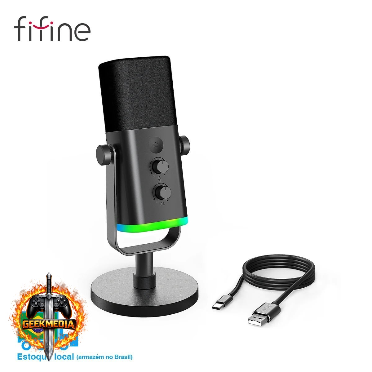 Microfone Dinâmico Fifine AM8