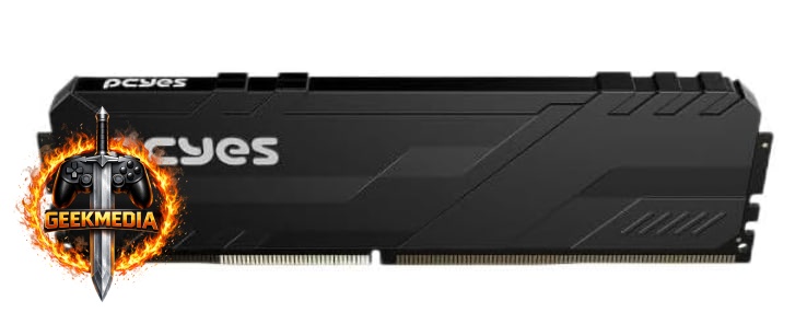 Memória Gamer Pcyes Udimm 16GB DDR4 3200MHz Black
