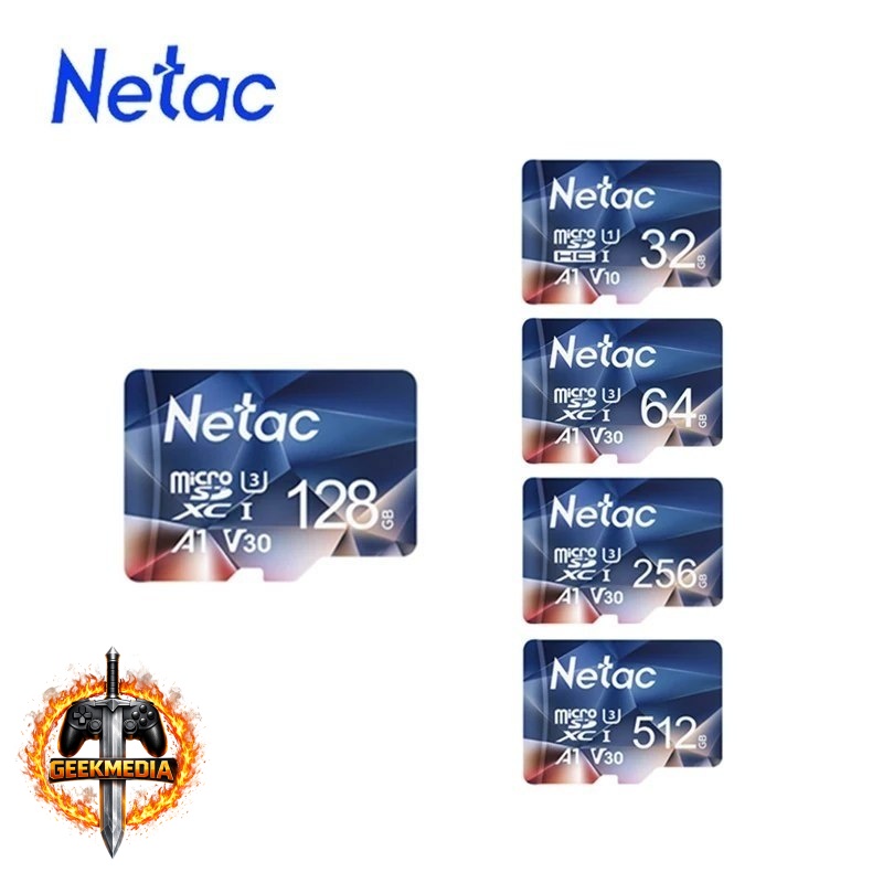 Cartão Micro SD Netac 128GB A1 V30